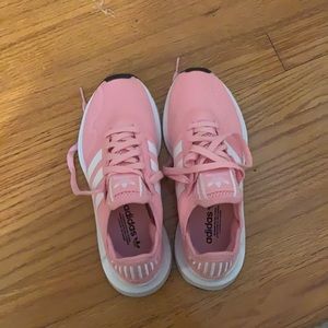 NWOT - pink youth size 5 adidas sneakers